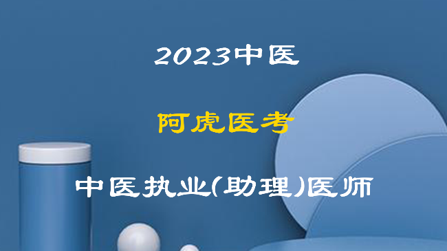2023阿虎医考中医执业（助理）全程